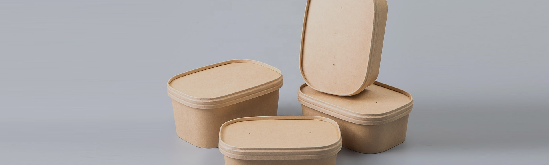 Bát giấy hình chữ nhật và hình vuông